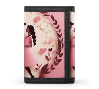QMNRTK Love Paper Cut Triple Fold Wallet,Slim Wallet Personalized Engraved Rfid Blocking Wallet for Men And Women, style, One Size