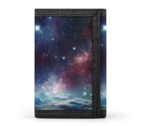 QMNRTK Night Outer Space Triple Fold Wallet,Slim Wallet Personalized Engraved Rfid Blocking Wallet for Men And Women, style, One Size