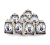 QMNRTK Owl Tree Branches 8 PCS Muslin Bags with Drawstring Sachet Bags Empty Small Cotton Drawstring Bag Muslin Reusable & Washable Cotton Bag for Herb Spice Candy Soap Jewelry Wedding Gift Pouches
