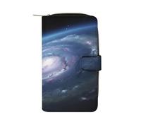 QMNRTK Planet5 Credit Card Wallet Rfid Blocking Slim Bifold Genuine Leather Minimalist Front Pocket Wallets Keychain Wallet for Men And Women, style, 19.7x11x3.5cm