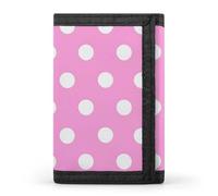 QMNRTK Polka Dots Triple Fold Wallet,Slim Wallet Personalized Engraved Rfid Blocking Wallet for Men And Women, style, One Size