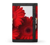 QMNRTK Red Flower And Butterfly Triple Fold Wallet,Slim Wallet Personalized Engraved Rfid Blocking Wallet for Men And Women, style, One Size