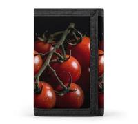 QMNRTK Ripe Tomatoes Triple Fold Wallet,Slim Wallet Personalized Engraved Rfid Blocking Wallet for Men And Women, style, One Size