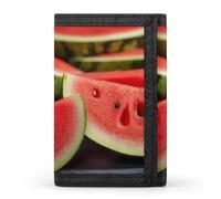 QMNRTK Slices of Watermelon Triple Fold Wallet,Slim Wallet Personalized Engraved Rfid Blocking Wallet for Men And Women, style, One Size