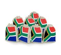 QMNRTK South Africa Flag 8 PCS Muslin Bags with Drawstring Sachet Bags Empty Small Cotton Drawstring Bag Muslin Reusable & Washable Cotton Bag for Herb Spice Candy Soap Jewelry Wedding Gift Pouches