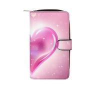 QMNRTK Star Love Style Credit Card Wallet Rfid Blocking Slim Bifold Genuine Leather Minimalist Front Pocket Wallets Keychain Wallet for Men And Women, style, 19.7x11x3.5cm