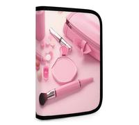 QMNRTK Sweet Cosmetics Multifunctional Compact Wallet Id Stronghold Waltlet Credit Card Holder Wallet Zipper Leather Case Purse Rfid Blocking Bifold Wallet for Men Women, style, One Size