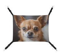 QMNVBDS A Brown Chihuahua Cat Hammock Ferret Hammock Guinea Pig Hammock Rat Hammock Hanging Cat Bed Chinchilla Hammock Hamster Hammock Cat Hammock for Cage Cat Supplies Pet Hammock