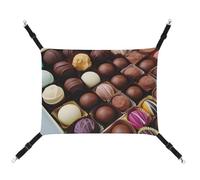 QMNVBDS Color Chocolate Cat Hammock Ferret Hammock Guinea Pig Hammock Rat Hammock Hanging Cat Bed Chinchilla Hammock Hamster Hammock Cat Hammock for Cage Cat Supplies Pet Hammock