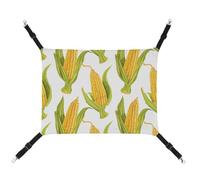 QMNVBDS Corn on The Cob Image Cat Hammock Ferret Hammock Guinea Pig Hammock Rat Hammock Hanging Cat Bed Chinchilla Hammock Hamster Hammock Cat Hammock for Cage Cat Supplies Pet Hammock