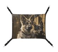QMNVBDS German Shepherd Cat Hammock Ferret Hammock Guinea Pig Hammock Rat Hammock Hanging Cat Bed Chinchilla Hammock Hamster Hammock Cat Hammock for Cage Cat Supplies Pet Hammock