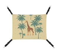 QMNVBDS Giraffe Palm Tree Cat Hammock Ferret Hammock Guinea Pig Hammock Rat Hammock Hanging Cat Bed Chinchilla Hammock Hamster Hammock Cat Hammock for Cage Cat Supplies Pet Hammock