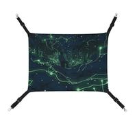 QMNVBDS Glow in The Dark Cat Hammock Ferret Hammock Guinea Pig Hammock Rat Hammock Hanging Cat Bed Chinchilla Hammock Hamster Hammock Cat Hammock for Cage Cat Supplies Pet Hammock