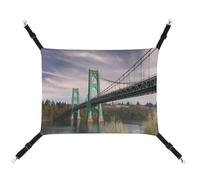 QMNVBDS St Johns Bridge Cat Hammock Ferret Hammock Guinea Pig Hammock Rat Hammock Hanging Cat Bed Chinchilla Hammock Hamster Hammock Cat Hammock for Cage Cat Supplies Pet Hammock