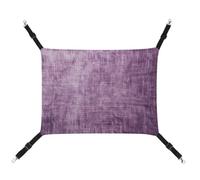 QMNVBDS Vintage Purple Linen Cat Hammock Ferret Hammock Guinea Pig Hammock Rat Hammock Hanging Cat Bed Chinchilla Hammock Hamster Hammock Cat Hammock for Cage Cat Supplies Pet Hammock