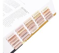 Qmoso Bible Tabs for Women and Men, 72 Laminated Bible Tabs for Easy Navigation and Apply, Bible Index Tabs for Study Bible, Easy to Read, Bible Book Tabs for Christian Gift (Brown)