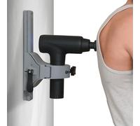 QMount Adjustable Massage Gun Wall Mount - Massage Gun Holder for Hands Free Self-Massage - Compatible with Nearly All Massage Guns