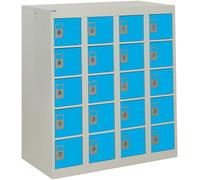 QMP Personal Effects 20 Door - Light Blue Locker