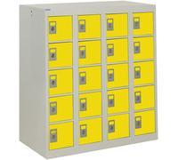 QMP Personal Effects 20 Door - Yellow Locker