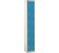 QMP Standard 6 Door - Light Blue Locker