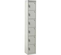 QMP Standard 6 Door - Light Grey Locker