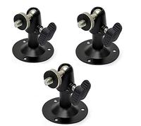 QMseller Bullet Camera Bracket Mount Pack of 3 Metal Outdoor/Indoor Use Security Housing Bracket for CCTV Suvellicance System
