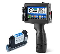 QMSTRAPACK - 0.08-0.5 inch printing height Z10 handheld inkjet printer gun with original quick dry ink for QRCode text/barcode/batch number,