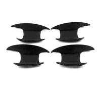 QMTVFSRH Car Exterior Door Handle Cover for B&ENZ for GLA GLB GLC GLE 2022-2024 Left Driver Door Handle Decorative Cup Pull Accessories Protector Anti-Scratch Compatible with(Door Bowl Bright Black)
