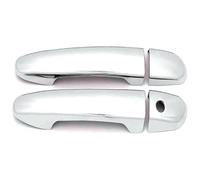 QMTVFSRH Car Exterior Door Handle Cover for Mazdaes for Demio DE 2008-2014 Right-Hand Drive Single Hole Door Handle Cover Anti-Scratch Decorative Protector(2 Doors Electroplated)
