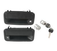 QMTVFSRH Car Exterior Door Handle Cover for Pickup for Truck 1988-2000 Outer Door Handle Car Exterior Handles W/Lock Cylinders Keys