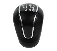 QMTVFSRH Car Gear Knob Shifter for Kia for Forte for Cerato for K3 for Ceed 2012-2016 6 Speed Gear Shift Knob Leather Black Manual Shifter Lever Head Handball Cap Car