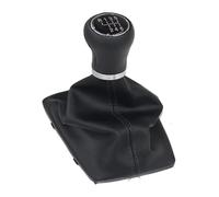 QMTVFSRH Car Gear Shift Knob for A4 8E B6 B7 2000 2001 2002 2003 2004 2005 2006 2007 2008 5 6 Speed Car Shift Gear Knob(12345r Black Line)