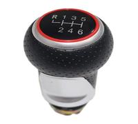 QMTVFSRH Car Gear Shift Knob for A4 8E B6 B7 2000 2001 2002 2003 2004 2005 2006 2007 2008 Shift Knob Boot Gaitor(R123456 Gear Knob)