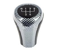 QMTVFSRH Car Gear Shift Knob for B&MW 1 3 5 6 Series E30 E32 E34 E36 E38 E39 E46 E53 E60 E63 E83 E84 E90 E91 Car 5 6 Speed Leather Gear Stick Shift Knob(6 5 Speed)