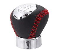 QMTVFSRH Car Gear Shift Knob for Mazda 3 BK 5 CR 6 GG/GY MPV for PREMACY CP 323/323F BJ 626 GF/GW for XEDOS 6 RX-8 Gear Shifter Stick Pen MT Shift Knob(Red Stitch 6-Speed)