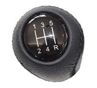 QMTVFSRH Car Gear Shift Knob for Mazda 6 II GH 2007 2008 2009 2010 2011 2012 Pu Leather Car Shift Gear Knob Lever Gaitor Boot Cover(5 Speed Knob Black)
