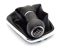 QMTVFSRH Car Gear Shift Knob for VW for G&olf 4 IV MK4 5/6 Speed 12mm Gear Shift Knob Lever Shifter Gaiter Boot(1 6 Speed)