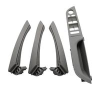 QMTVFSRH Inside Door Handles for 3 Series E90 E91 316 318 320 325 328i 2004-2012 Interior Door Pull Handle with Cover Trim Full Set(Grey,35.5 High-end)