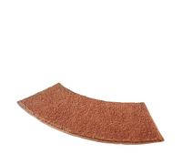 QMVDOJR 40x100cm Solid Color Thick Shower Room Absorbent Floor Mats Soft Fur Foot Mat Bathroom Non-slip(Brown)
