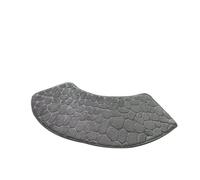 QMVDOJR Bathroom Mat Curve Foot Curved Bath Non-Slip Absorbent Floor Toilet Shower(Color 3)