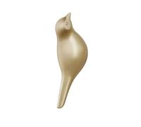 QMVDOJR Multicunction Cute 3D Creative Bird Wall Hook Modern Home Coat Hook(Gold)