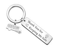 QMVMV Bus Driver Keyring Gifts Thank You School Bus Driver Gifts End of The School Year Gift Graduation Christmas Retirement Gifts