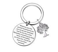 QMVMV Encouragement Recovery-Sobriety Keyring Positive-Awareness Sympathy - Cancer Survivor Gift for Women Man Inspirational Present Birthday Christmas Back to School