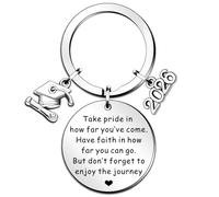 QMVMV Graduation Gifts For Him Her Class of 2026 Seniors Students Keyring Graduation Masters Nurses Students from College Medical High School Gifts for Women Men Girls