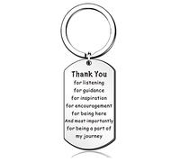 QMVMV Thank You Teacher Gifts Appreciation Keyring Leaving Goodbye Farewell Retirement Gifts Christmas Birthday Present for Teachers Boss Supervisor
