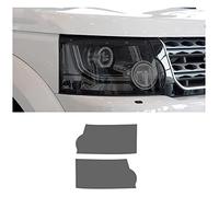 Qmzmro Car Headlight Protective Film,For Land Rover Discovery 4 2009-2016 Car Headlight Tint Smoked Black Protective Film TPU Sticker 2 Pcs Accessories