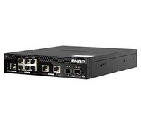 QNAP 10-Port Layer 2 Web Managed Half-Width Rackmount PoE++ Switch for SMB Network Deployment