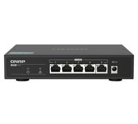 Qnap Qsw-1105-5T, 5 Port 2.5Gbps Auto Negotiation (2.5G/1G/100M), Unmanaged Switch