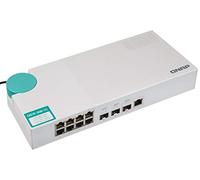 QNAP QSW-308-1C 10GbE Switch, with 3-Port 10G SFP+ (One 10GbE SFP+/RJ45 Combo Port) and 8-Port Gigabit Unmanaged Switch