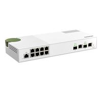 QNAP QSW-M2108-2C, Management Switch, 8 port 2.5Gbps, 2 port 10Gbps SFP+/ NBASE-T Combo. Easy management with web browser.